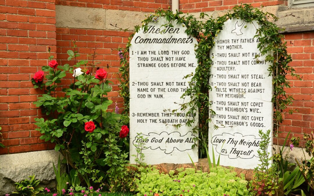 Two sets of Commandments